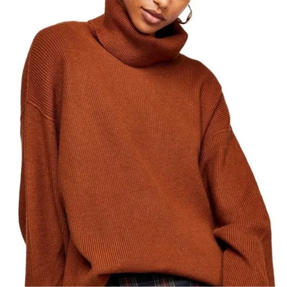 Free People Softly‎ Structured Tunic Sweater Medium